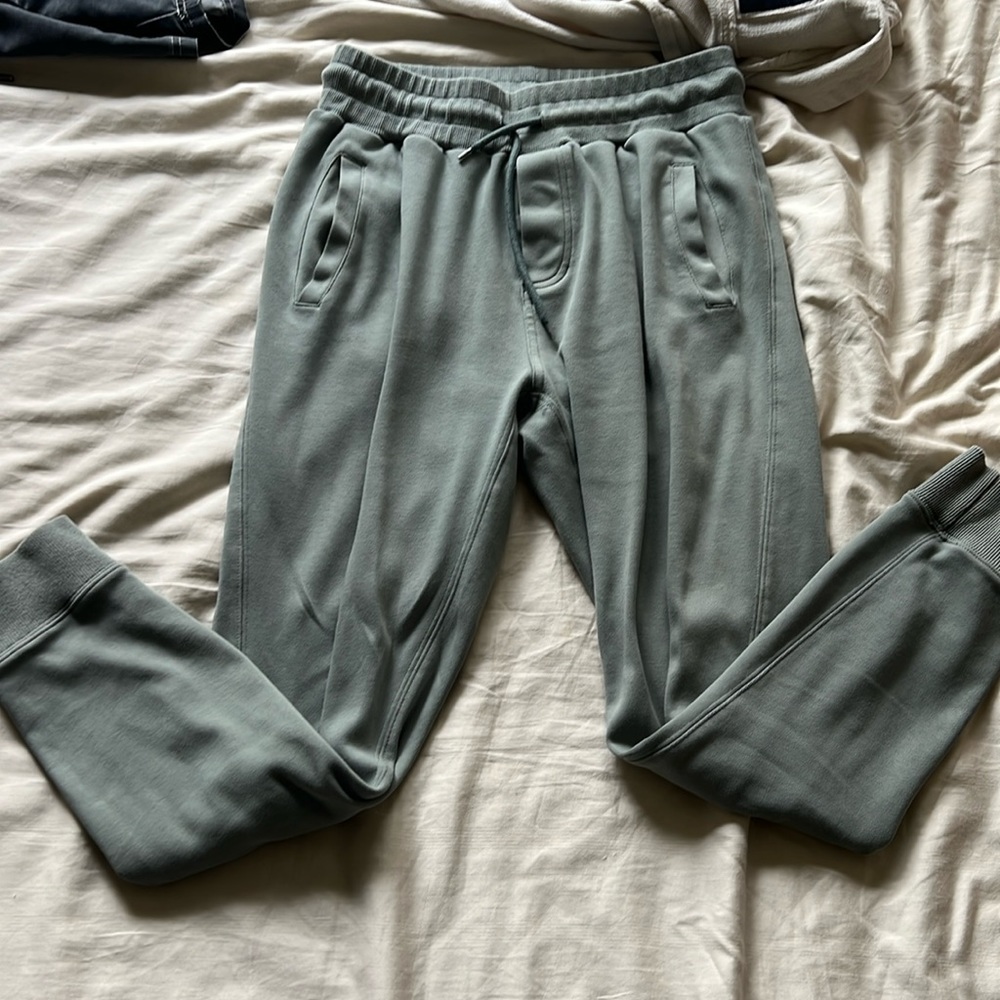 ESNTLS Sage green joggers medium